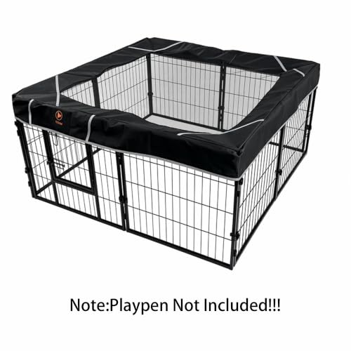 Square Top Cover for 32'' Width 8 Panel Pen (8-Panels 31.3"W)