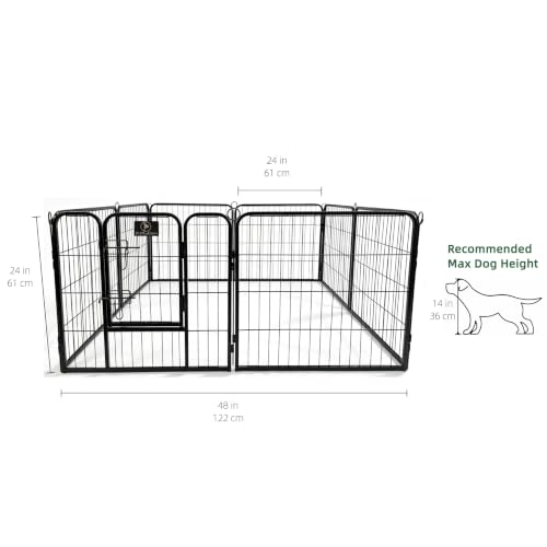 Puppy Playpen Plus Storage Bage with Bottom (8-Panels 24.0"W)