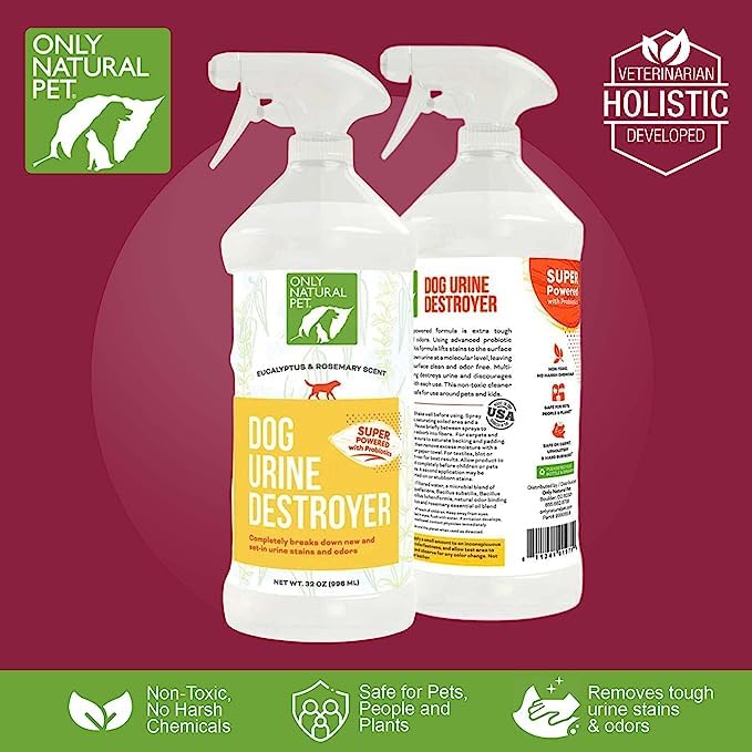 Enzyme Powered Stain & Odor Eliminator (32 Fl Oz (Pack of 2))