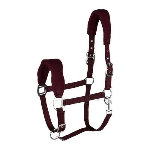 Kiel Horse Halter (Dark Red / Cob)