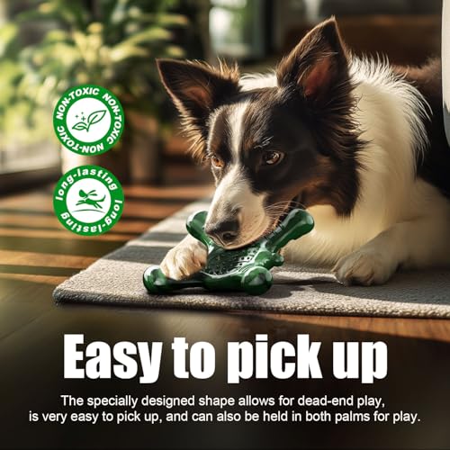 Dog Toys for Aggressive Chewers (Large / Green)