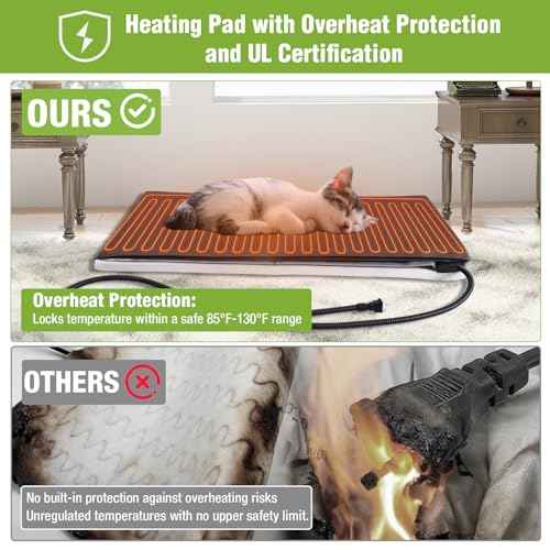 2 Story Heated Cat House Outdoor Insulated Cat House Weatherproof Feral Cat Shelter with Safe Heating Pad