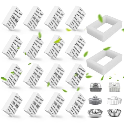16 Pack Ceramic Cat Fountain Filter Replacement