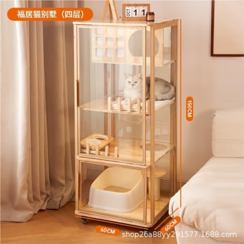 Cat House Cat Villa Household Space (60*60*150cm / A)