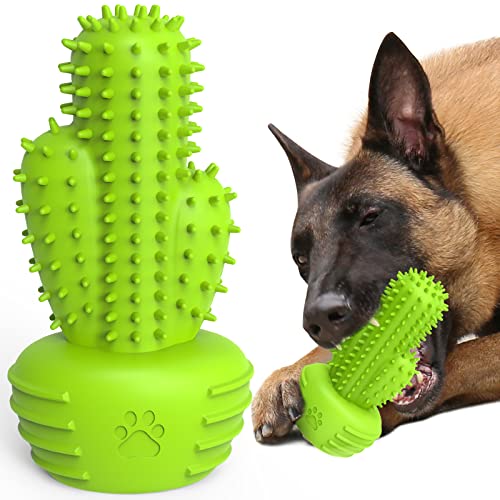 Dog Chew Toys & Teeth Cleaning Brush (For Large Dog / Grassgreen)