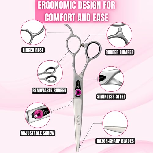 Love Dog Grooming Shears (7.0" Straight)