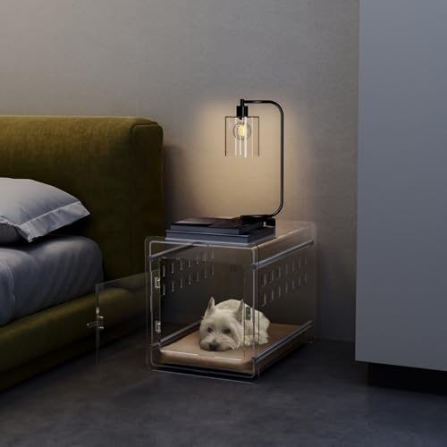 Clear Acrylic Dog Crate (24.1"L x 18.0"W x 20.0"H)
