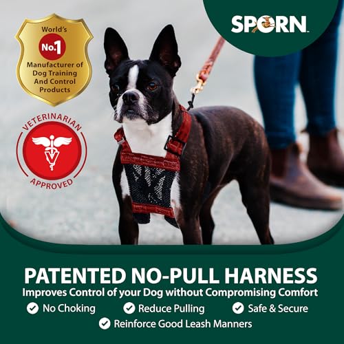 XS No Pull Dog Harness for Small Sized Dogs (X-Small / Red)