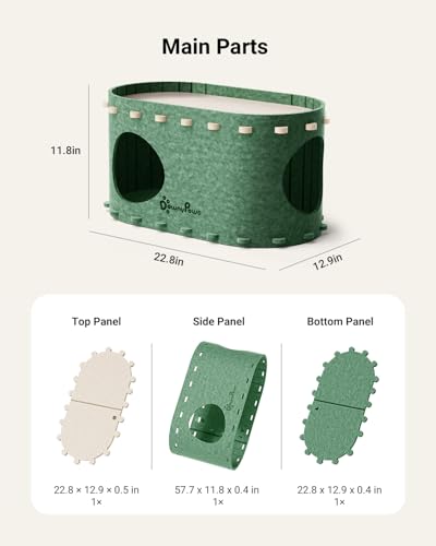 Cat House for Indoor Cats (Forest / Single)