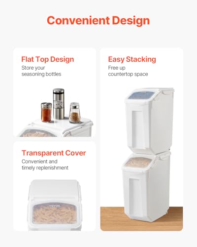Rice Storage Container (4.5 Gallon*2)