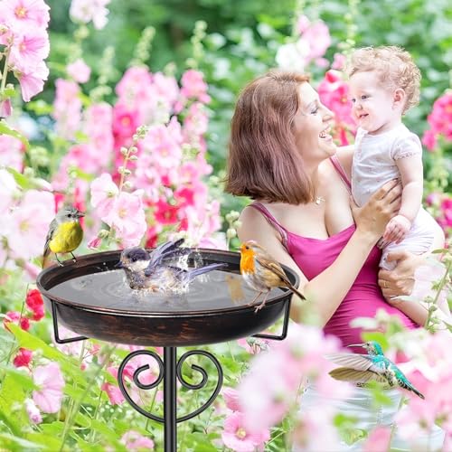 Bird Bath for Outside (Vintage Bronze)