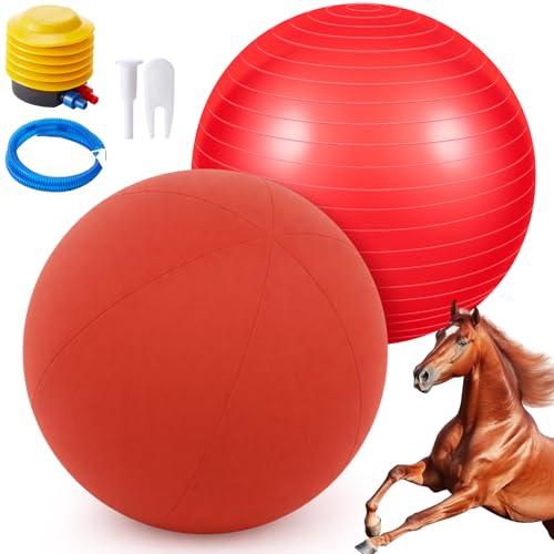 Giant 40 Inch Herding Balls with Ball Cover (Red / 40 Inch / Classic)