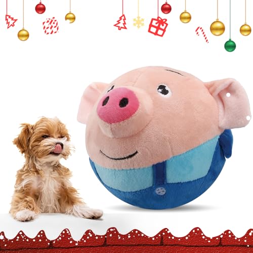 2025 Upgrade Active Moving Pet Plush Toy (Blue Pig)