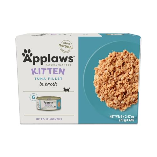 Kitten Tuna Fillet in Broth Wet Food 6 (2.47 Ounce (Pack of 6))