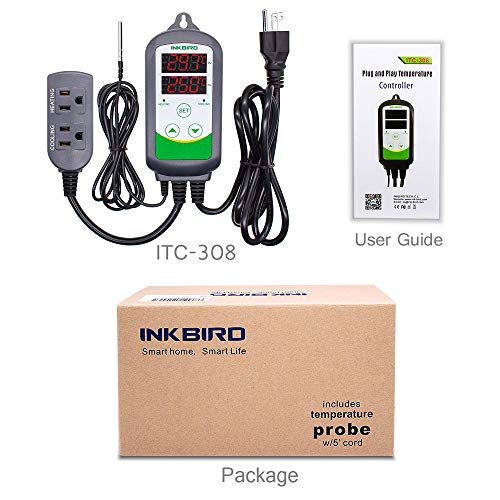 ITC 308 Digital Temperature Controller Outlet Thermostat 2