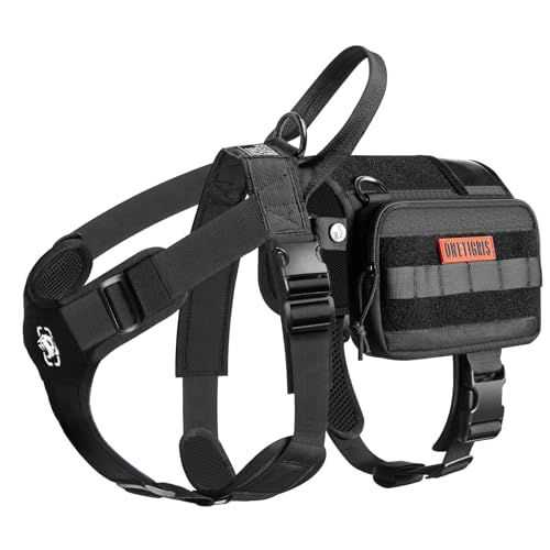 Service Dog Vest Harness (Large / Black)