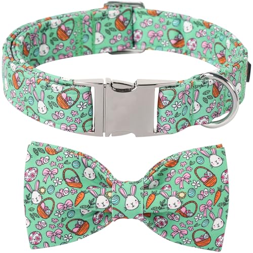 Easter Dog Collar (Green Basket Eggs / Large (Pack of 1))