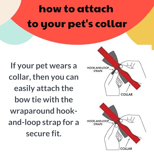 Pet Bow Tie for Dogs & Cats (Large)