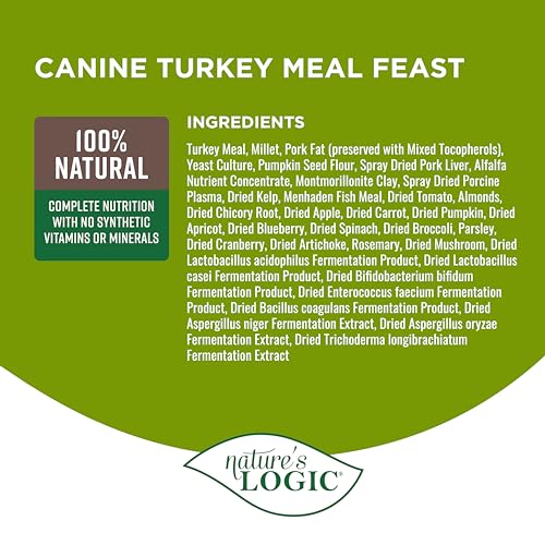 Dry Dog Food Turkey Meal Feast Dry Kibble (4.4 Pound (Pack of 1))