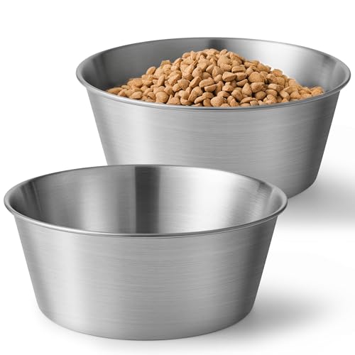 Heavy Duty Stainless Steel Dog Bowl (8 Cups / Basic Bowl)