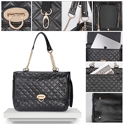 Fashion Pet Carrier Dogs Cat Small Animals Purse Bag (Black 2)
