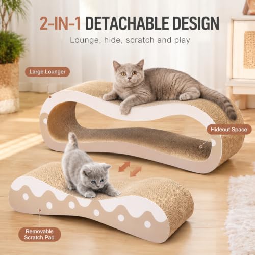 Cat Scratcher Lounger (2 IN 1 L-Wave)