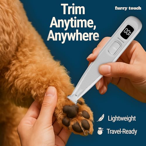 Dog Paw Trimmer Electric Cordless Pet Clippers for Dogs & Cats