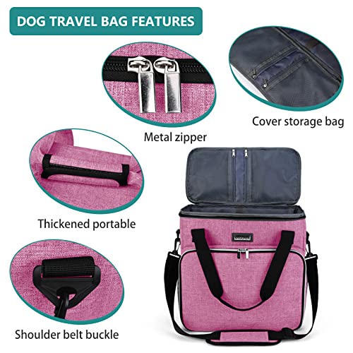 Dog Travel Bag (Pink / Medium)