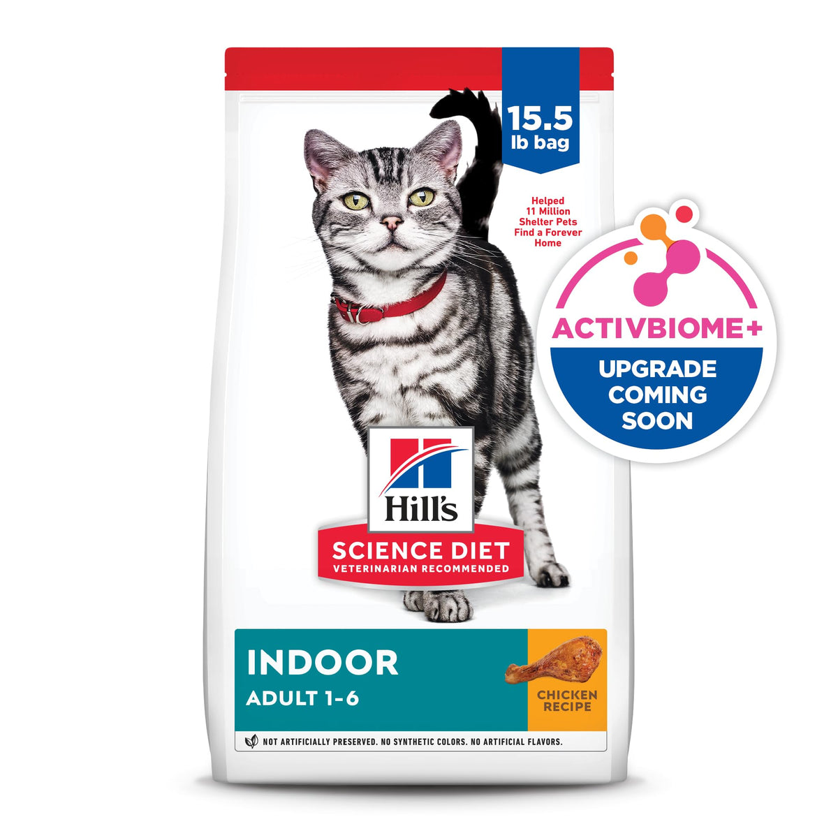 Adult 1 6 Indoor Dry Cat Food (15.5 Pound (Pack of 1))