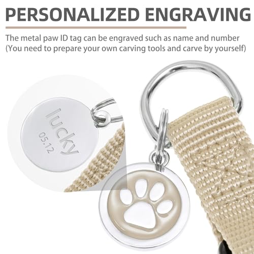 No Pull Dog Harness Small Sized Step (Beige / Small)