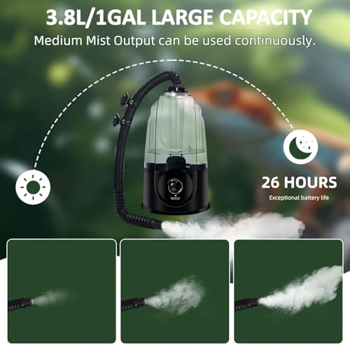 3.8L Reptile Fogger Mister (3.8L/1GAL-Dual-UP)