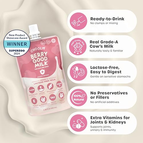 Berry Good Milk for Cats & Dogs (3.39 Fl Oz (Pack of 8))