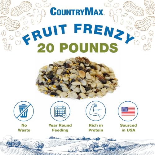 Backyard Seeds 20 LB Fruit Frenzy No (Fruit Frenzy / 20 Pound (Pack of 1))