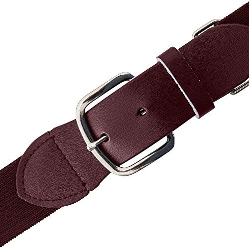 Baseball Softball Uniform Belt (Youth (18-32 Inches) / Maroon)