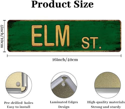 Vintage Metal Tin Street Sign (sign1)
