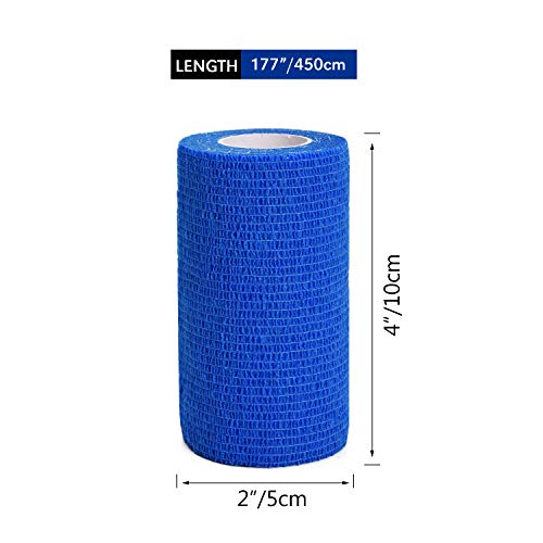 12PCS Self Adhesive Bandage (Blue)