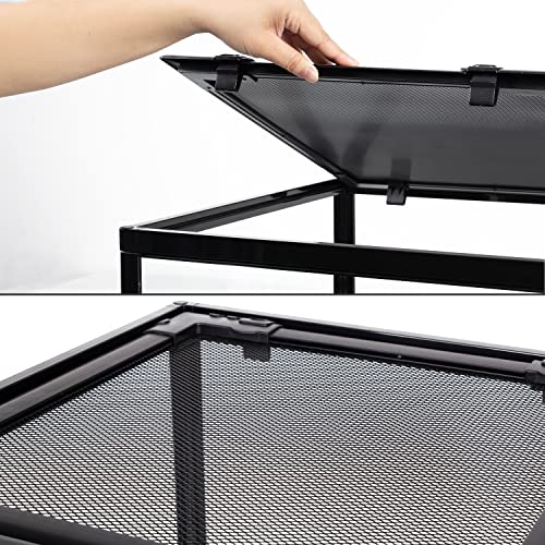REPTIZOO 67 Gallon Large Reptile Terrarium 24"x18"x 36" Glass Paludarium Tank (24"x18"x 36")