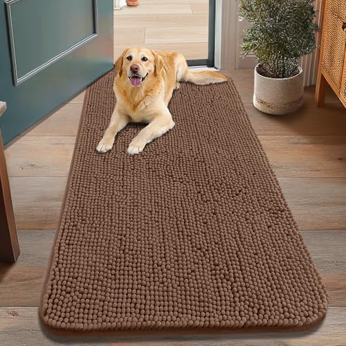 Dog Door Mat for Muddy Paws 48x30 (Mocha / 48"X30")
