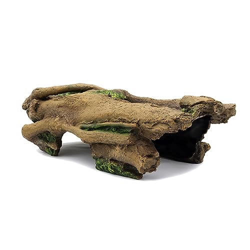 Aquarium Resin Bark Terrarium Decor Lizard