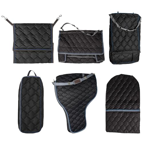 Winners Choice Quilted Equestrian Bags Collection (Garment Bag / Black)