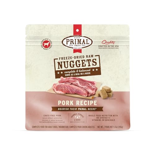 Primal Freeze Dried Raw Dog Food Nuggets (5.5 Ounce (Pack of 1))