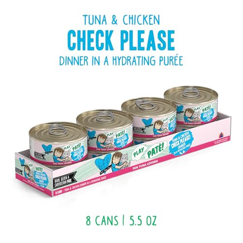 B.F.F. Play Best Feline Friend Paté Lovers (5.5 Ounce (Pack of 8))