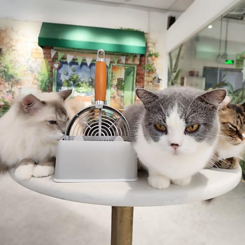 Cat Litter Scoop (For long particles / Silver)
