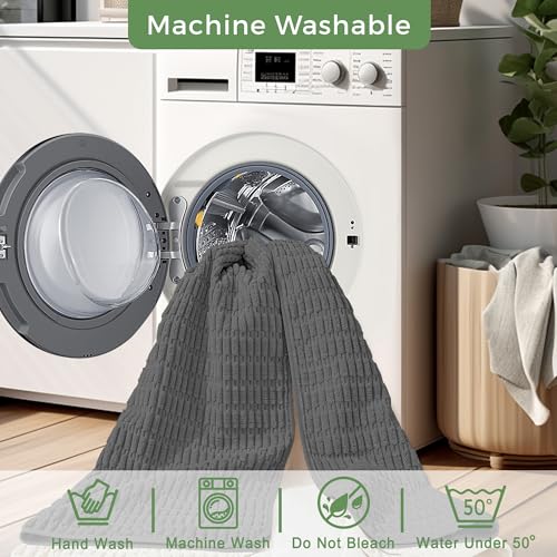 Washable Pee Pads for Dogs Puppy Pad (Dark Grey / 36"x40"(Pack of 2))