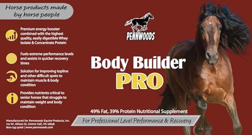 Horse Weight Gain Supplement Pro Whey Protein 49% Fat Powder 4 lb (4lb)
