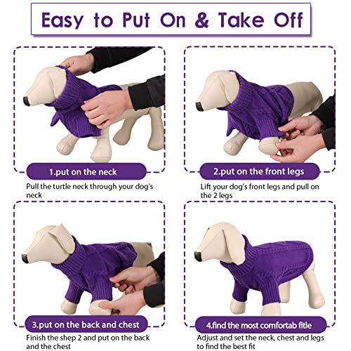 XXL Dog Sweater (XX-Large / Purple)