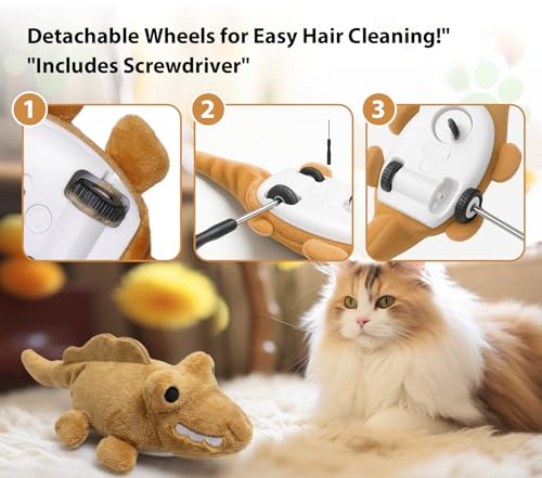 Interactive Cat Toys for Indoor Cats (Brown)