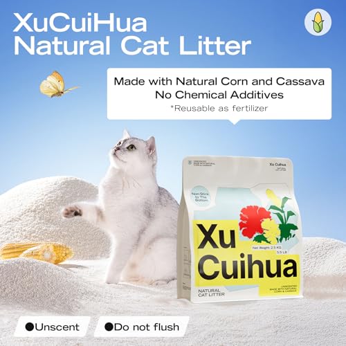 Natural Cat Litter Unscented (5.5 lb × 3 / Unscented)