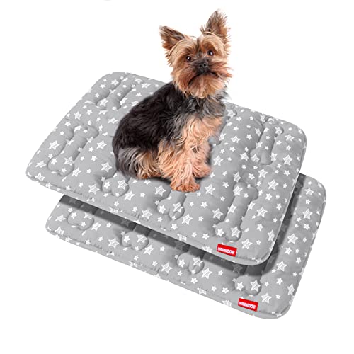 Dog Crate Mat (24"X18" / Grey+Grey)