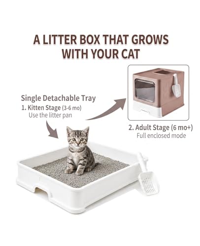 Cat Litter Box with X (Upgrade Coffee)